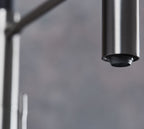 Malham Flexi Pull Down, Dual lever tap- Gun Metal