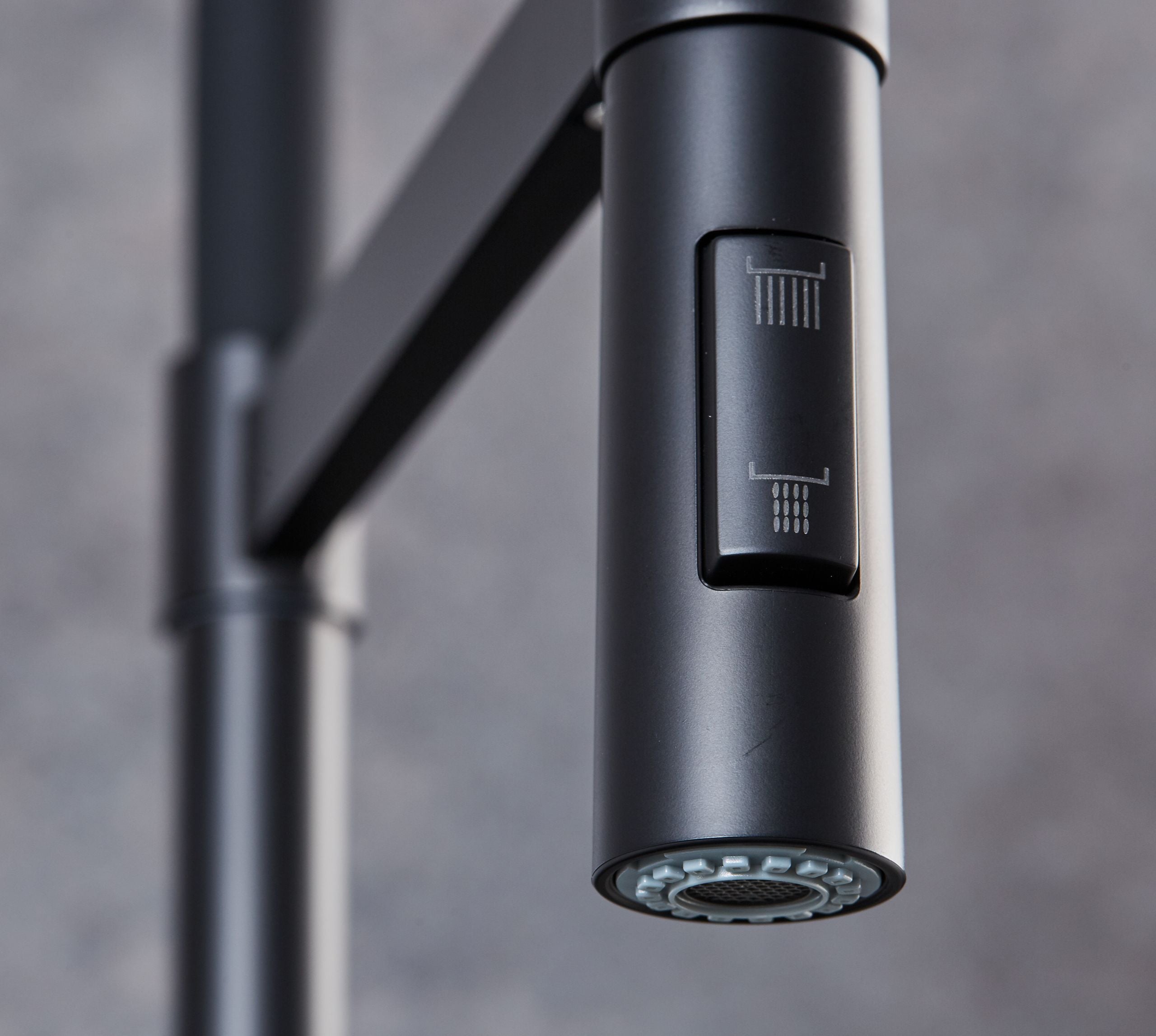 Malham Flexi Pull Down, Dual lever tap
- Matt Black