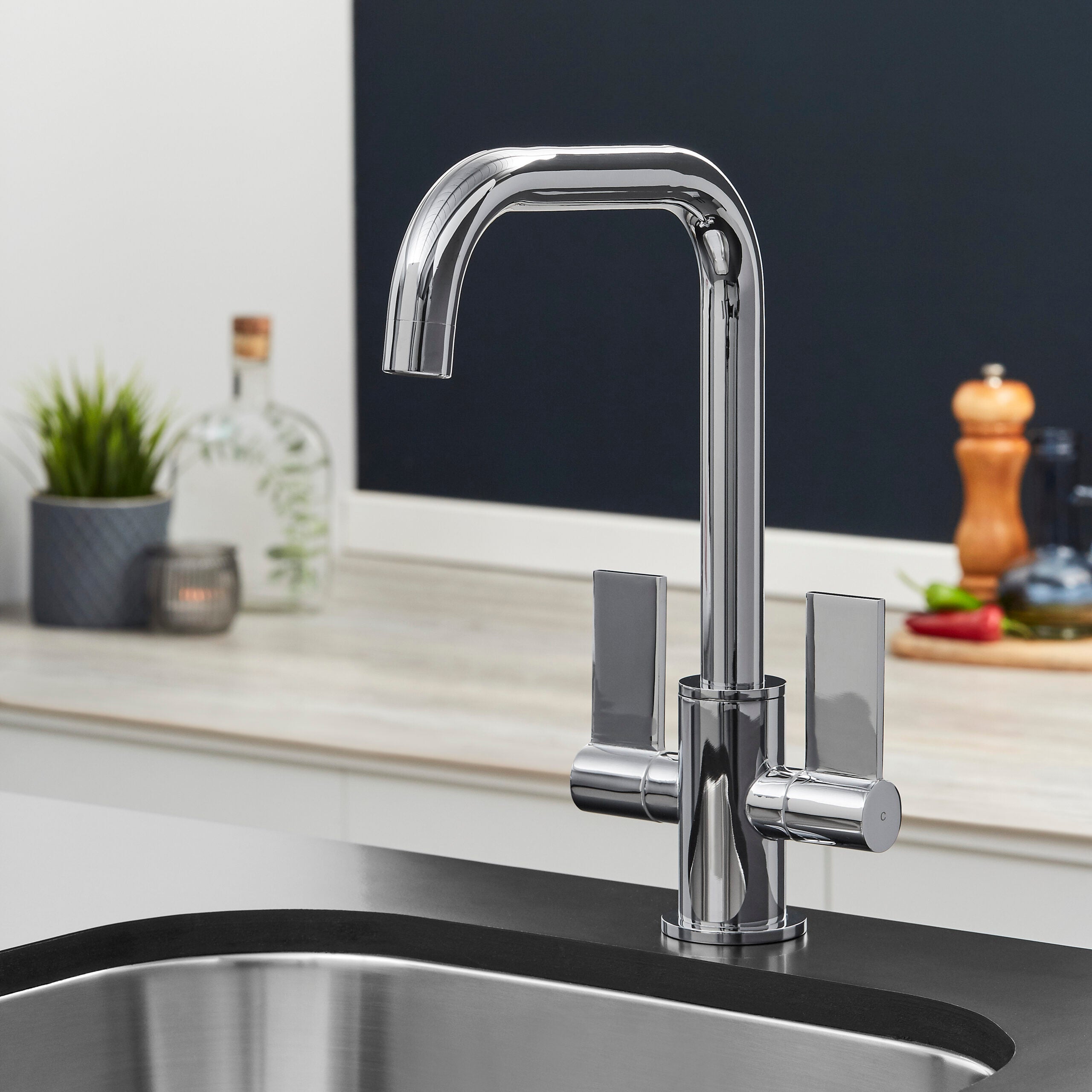 Monza Kitchen Tap - Chrome