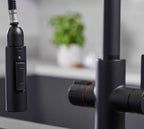 Platinum 4-in-1 Pull-Out: Swan Neck - Matt Black