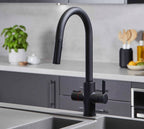 Platinum 4-in-1 Pull-Out: Swan Neck - Matt Black