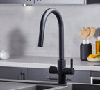 Platinum 4-in-1 Pull-Out: Swan Neck - Matt Black