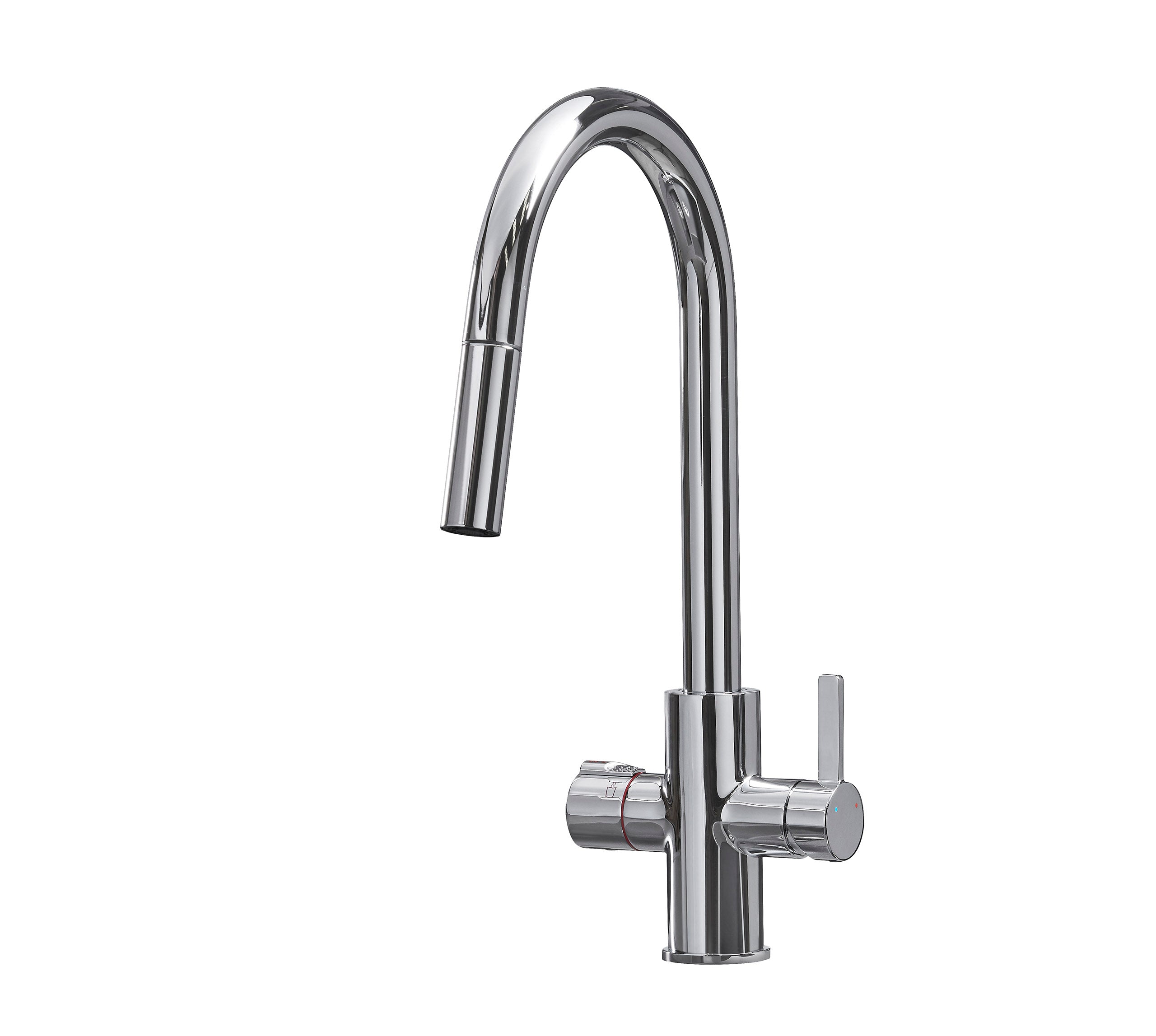 Platinum 4-in-1 Pull-Out: Swan Neck - Chrome