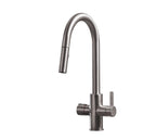 Platinum 4-in-1 Pull-Out: Swan Neck - Brushed Nickel