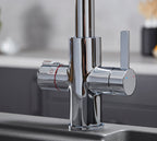 Platinum 4-in-1 Pull-Out: Swan Neck - Chrome