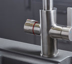 Platinum 4-in-1 Pull-Out: Swan Neck - Brushed Nickel