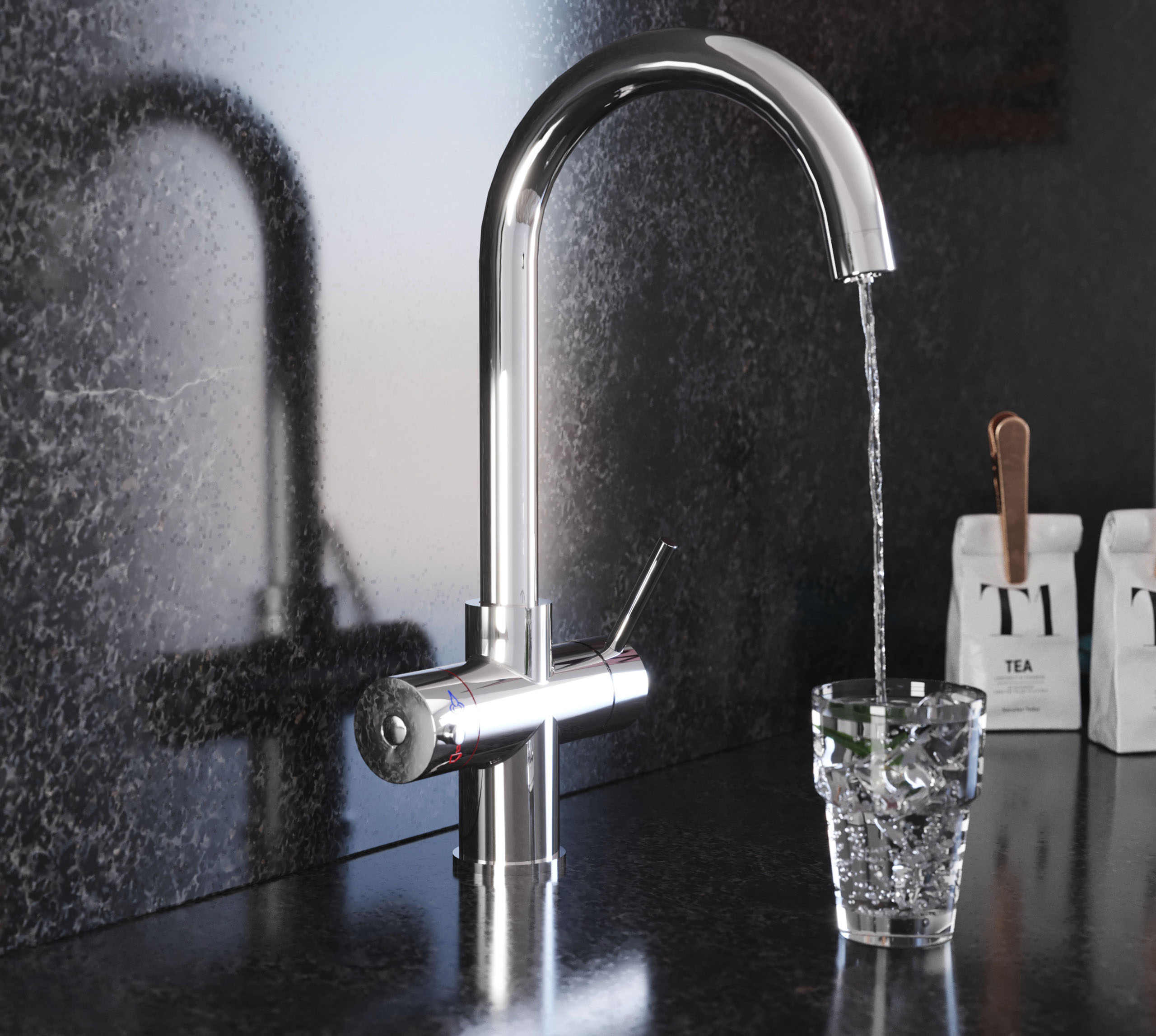 Quantum 4-in-1: Swan Neck - Chrome