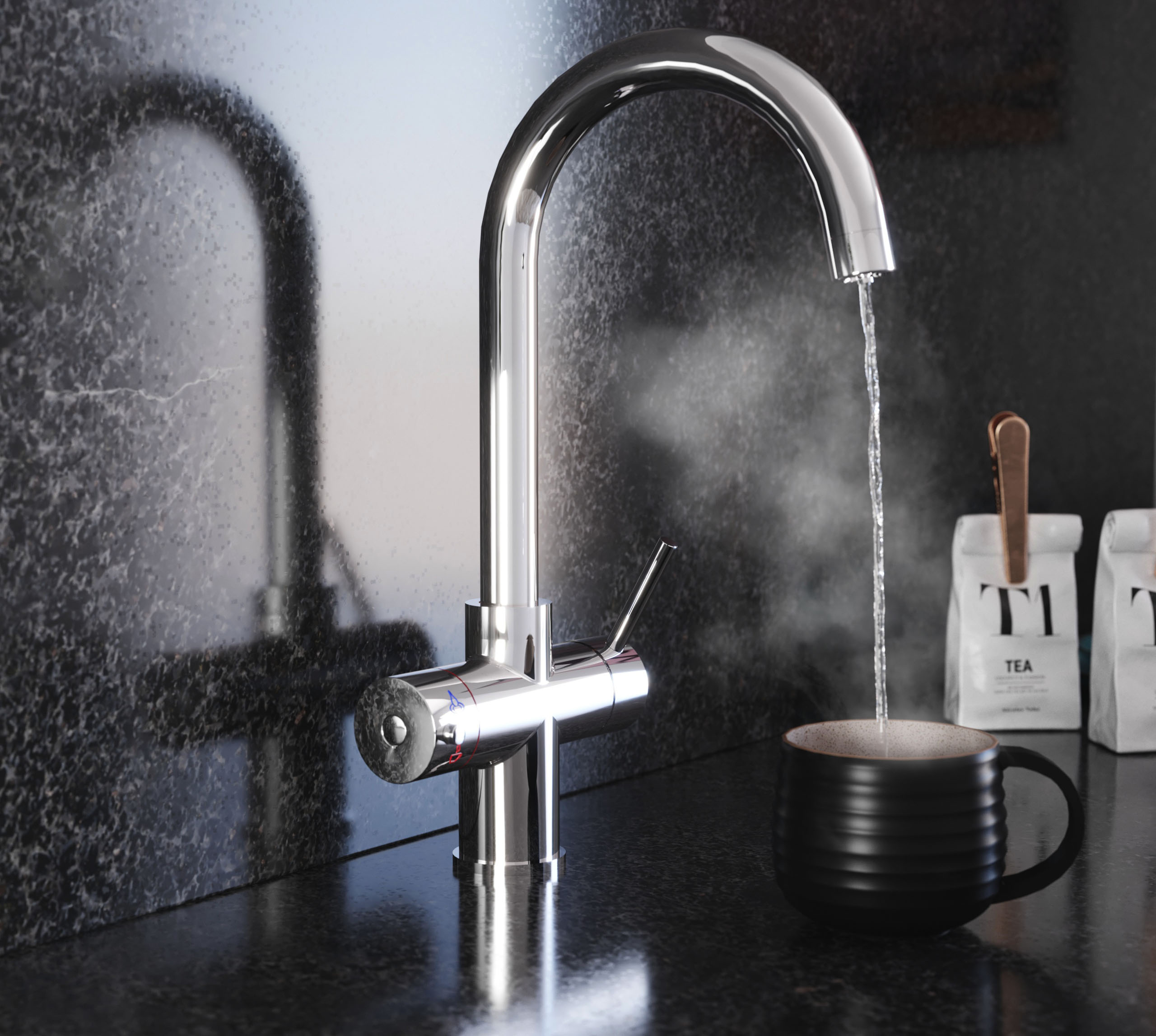 Quantum 4-in-1: Swan Neck - Chrome