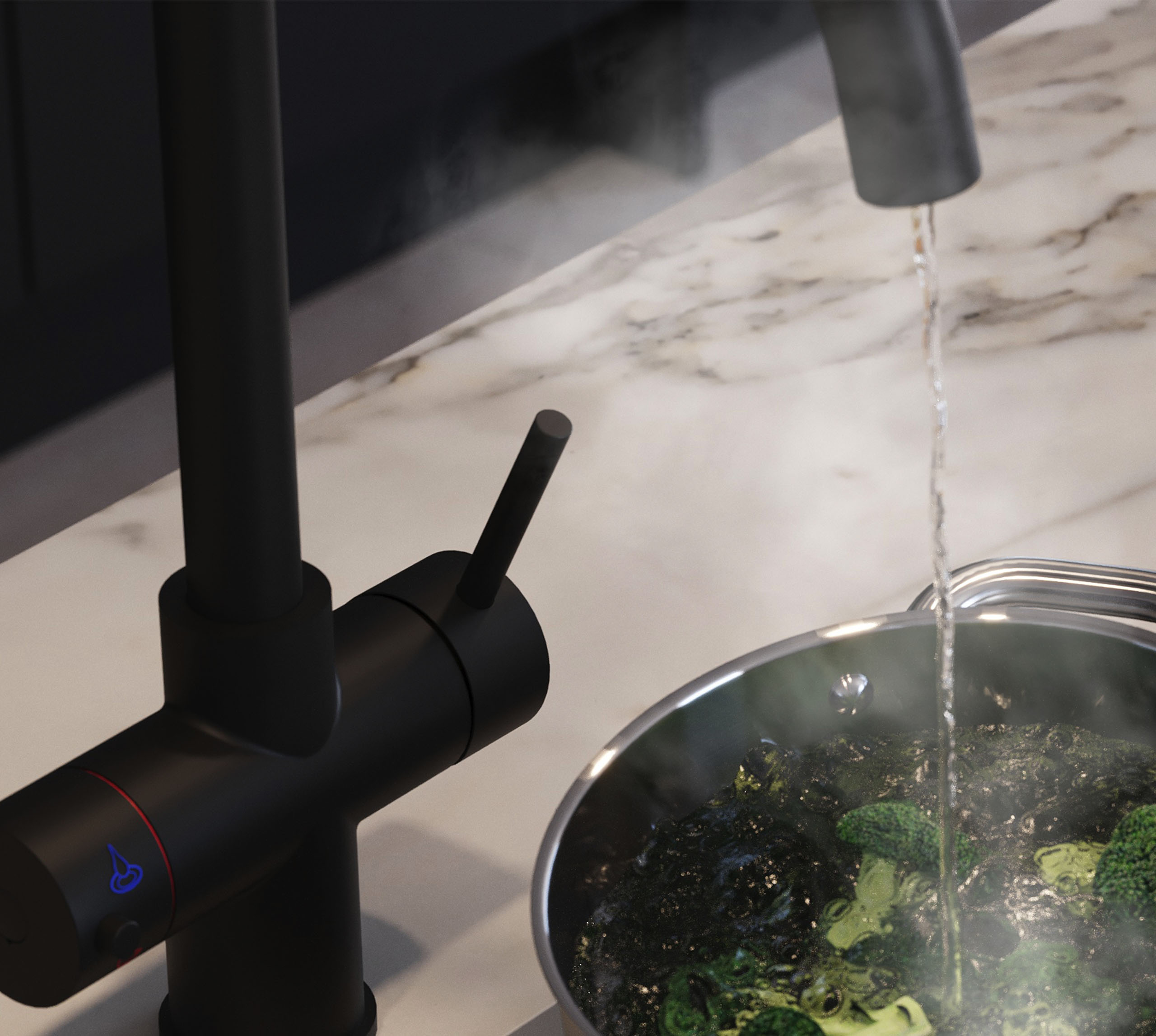 Quantum 4-in-1: Swan Neck - Matt Black