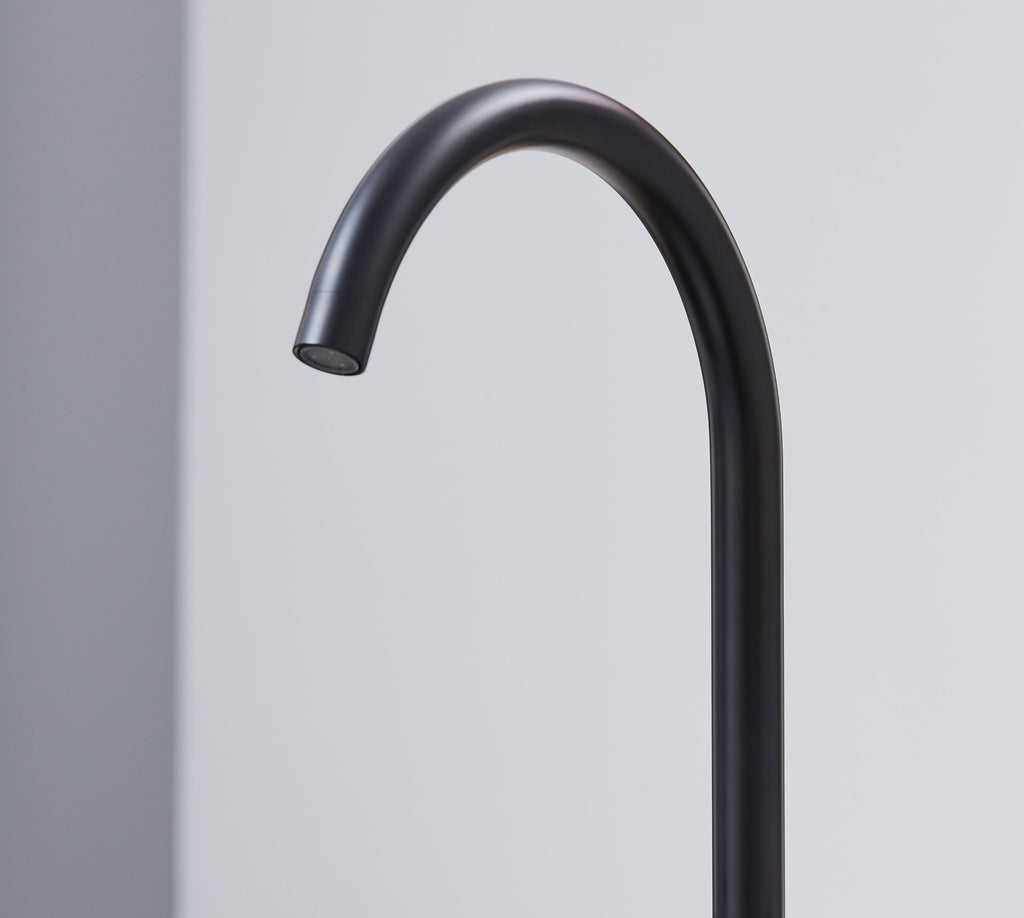 Richmond Twin Lever Mono Bloc Tap - Matt Black