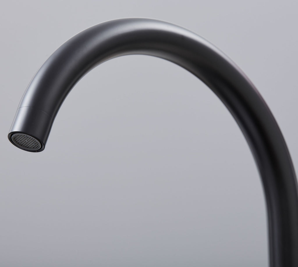 Richmond Twin Lever Mono Bloc Tap - Matt Black