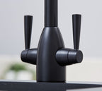 Richmond Twin Lever Mono Bloc Tap - Matt Black