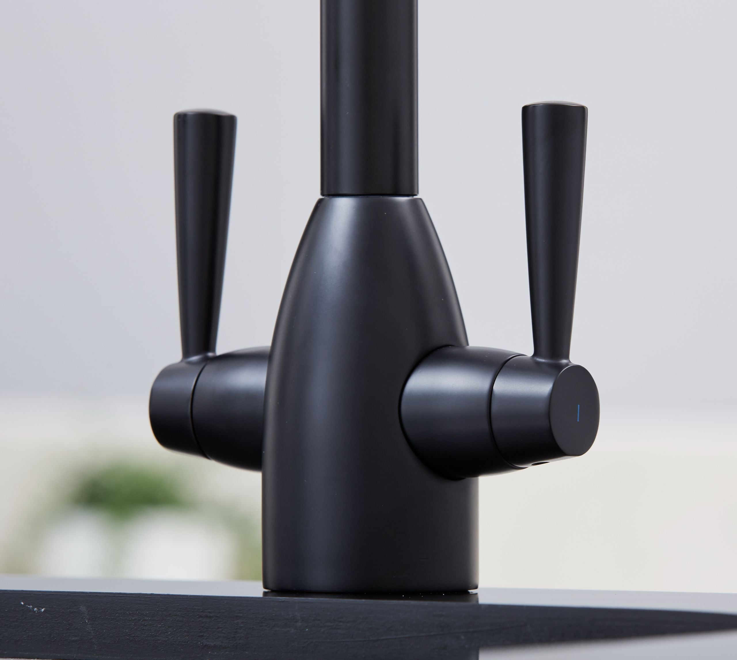 Richmond Twin Lever Mono Bloc Tap - Matt Black