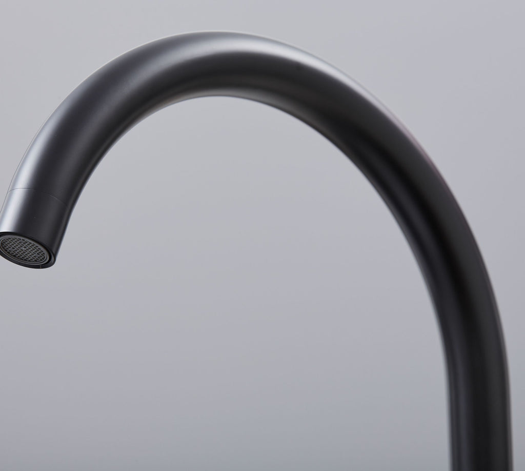 Richmond Twin Lever Mono Bloc Tap - Matt Black