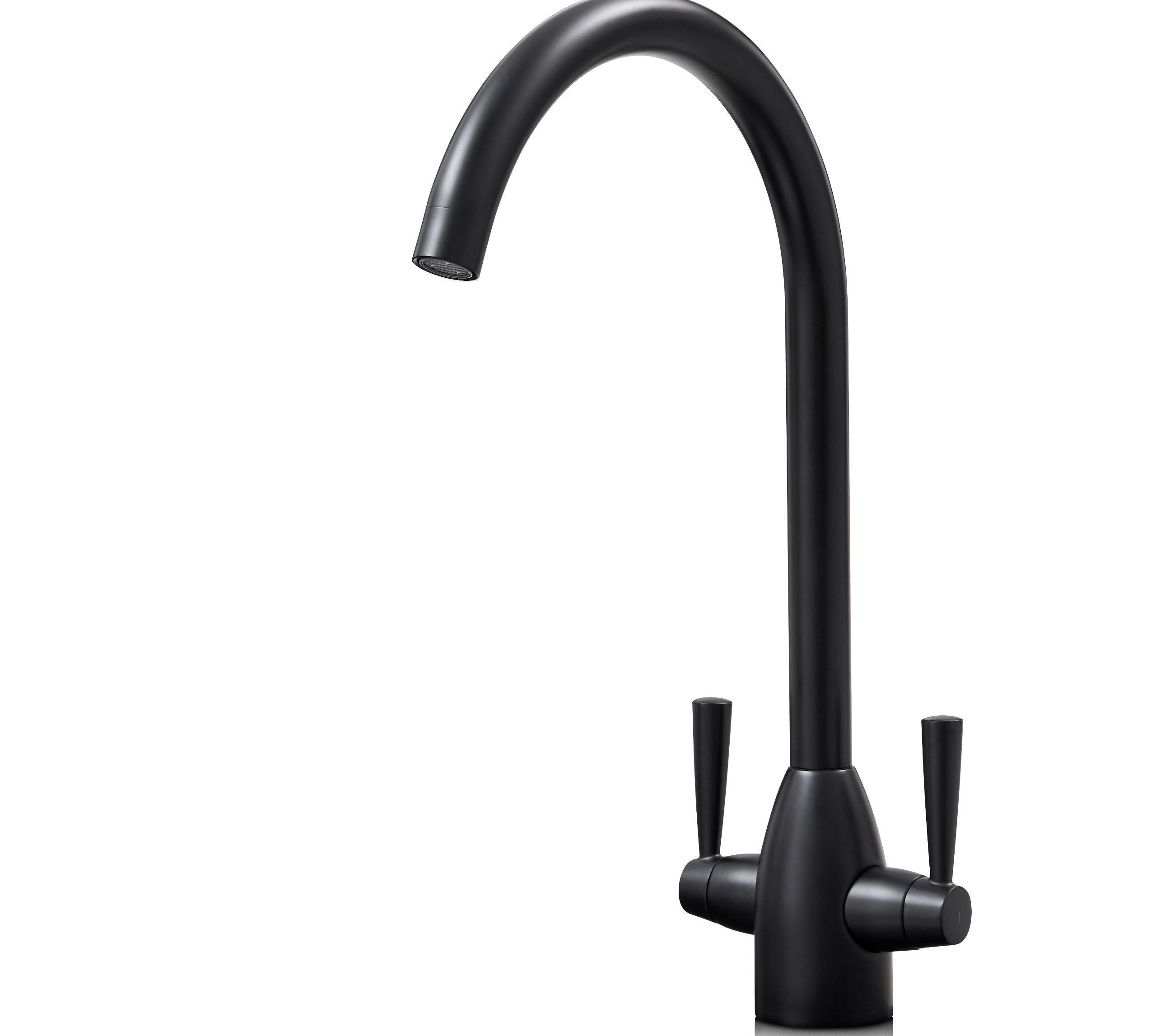 Richmond Twin Lever Mono Bloc Tap - Matt Black