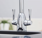 Richmond Twin Lever Mono Bloc Tap - Chrome