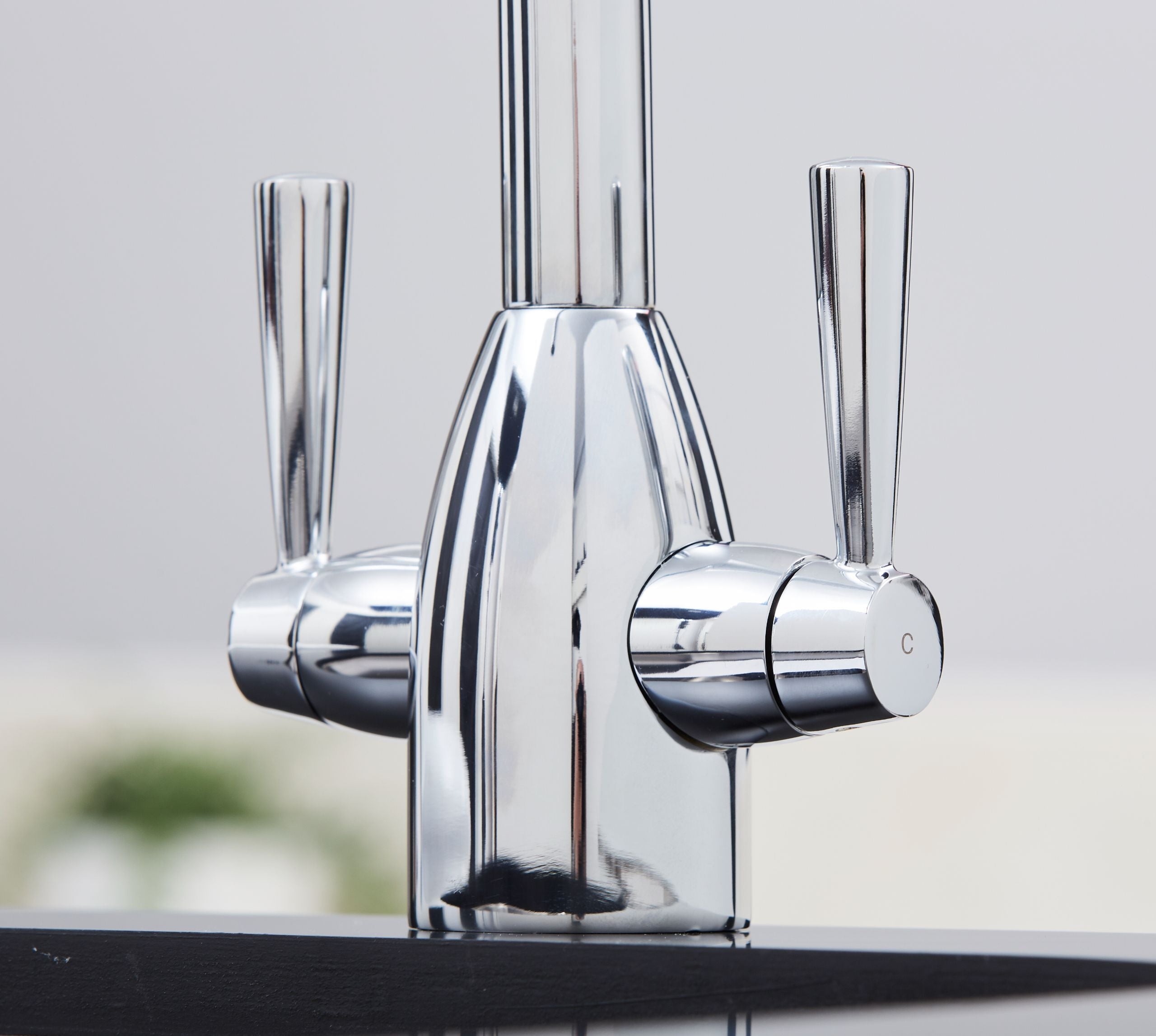 Richmond Twin Lever Mono Bloc Tap - Chrome