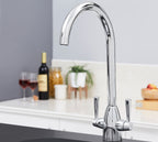 Richmond Twin Lever Mono Bloc Tap - Chrome