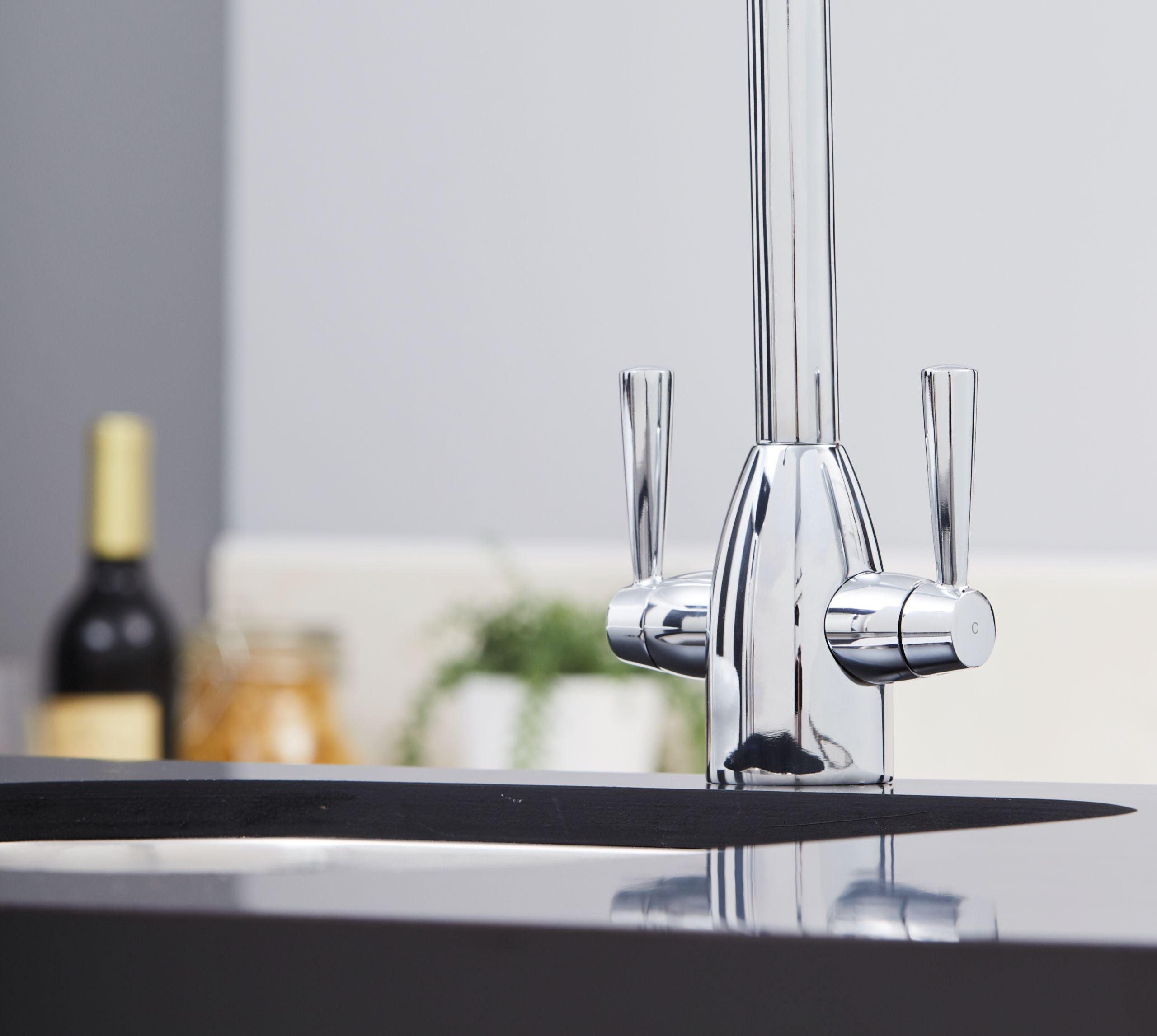 Richmond Twin Lever Mono Bloc Tap - Chrome