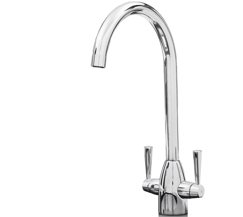 Richmond Twin Lever Mono Bloc Tap - Chrome