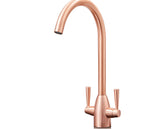 Richmond Twin Lever Mono Bloc Tap - Copper