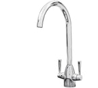 Richmond Twin Lever Mono Bloc Tap - Chrome