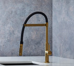 Malham Flexi Pull Down, Dual lever tap
- Brushed Brass