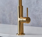 Malham Flexi Pull Down, Dual lever tap
- Brushed Brass