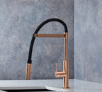 Malham Flexi Pull Down, Dual lever tap
- Rose Gold