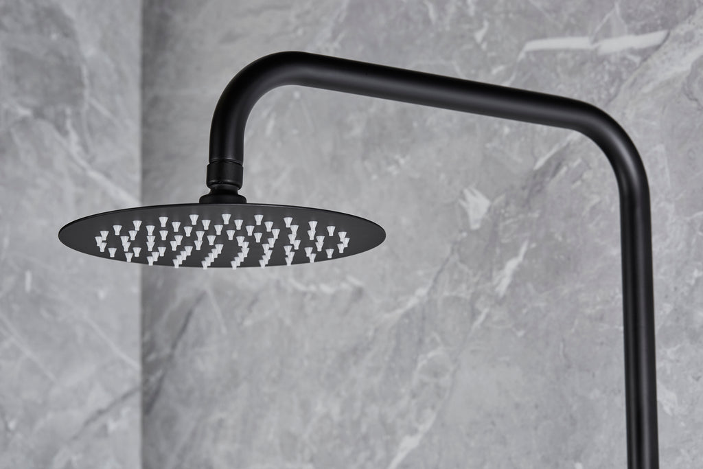 Round Shower Valve and full Kit - Vernet WRAS approved valve Matt Black