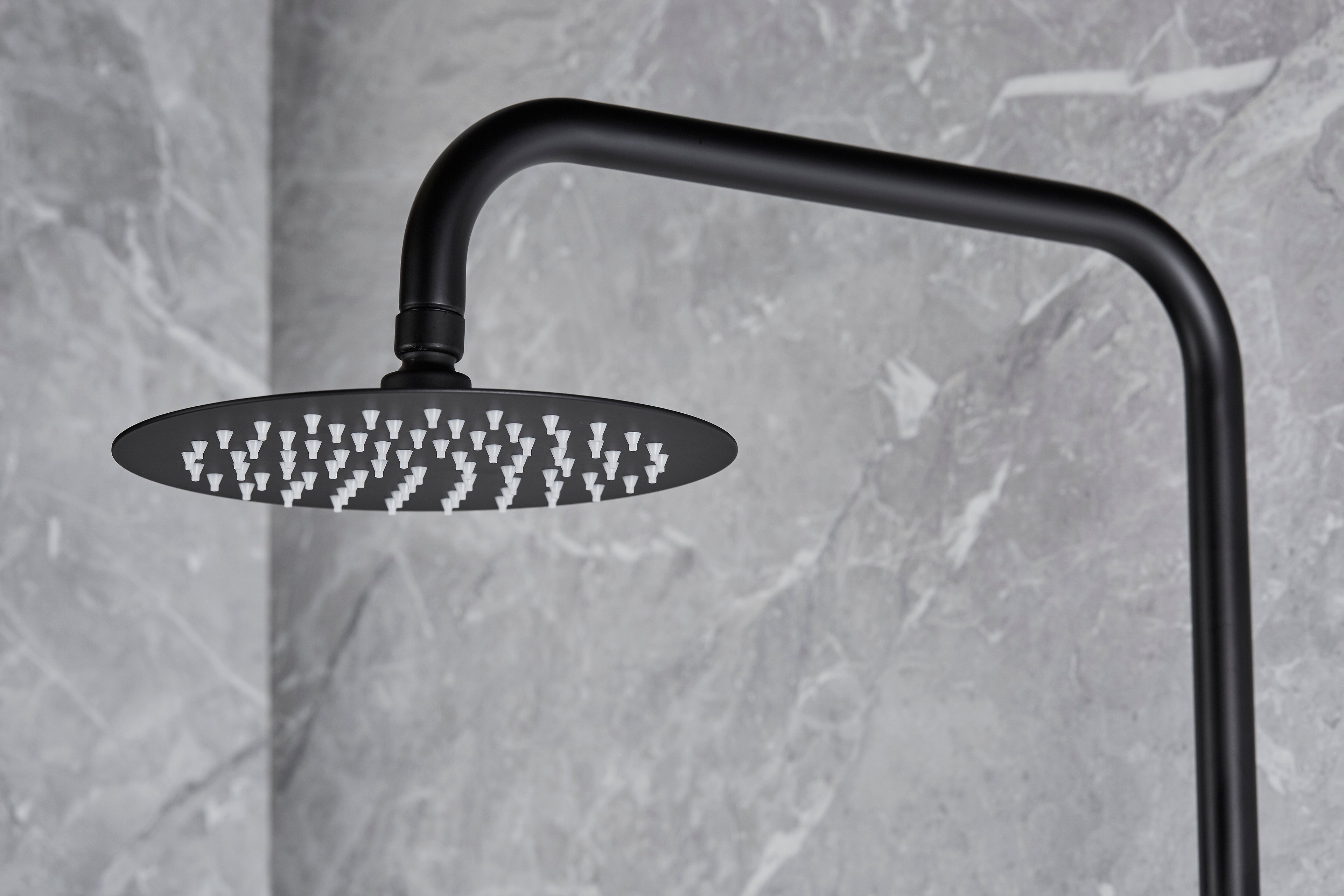 Round Shower Valve and full Kit - Vernet WRAS approved valve Matt Black