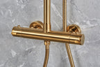 Round Shower Valve and full kit - Vernet WRAS approved Valve - Brushed Brass