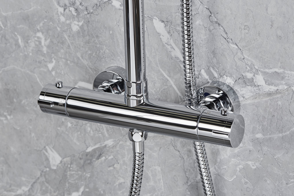 Round Shower Valve and full kit - Vernet WRAS approved Valve - Chrome