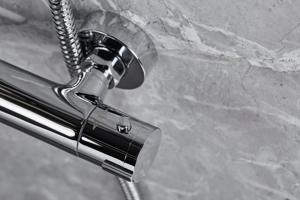 Round Shower Valve and full kit - Vernet WRAS approved Valve - Chrome