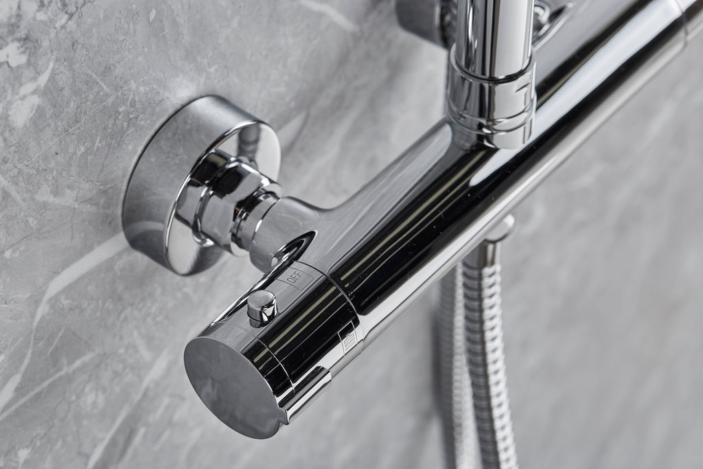 Round Shower Valve and full kit - Vernet WRAS approved Valve - Chrome