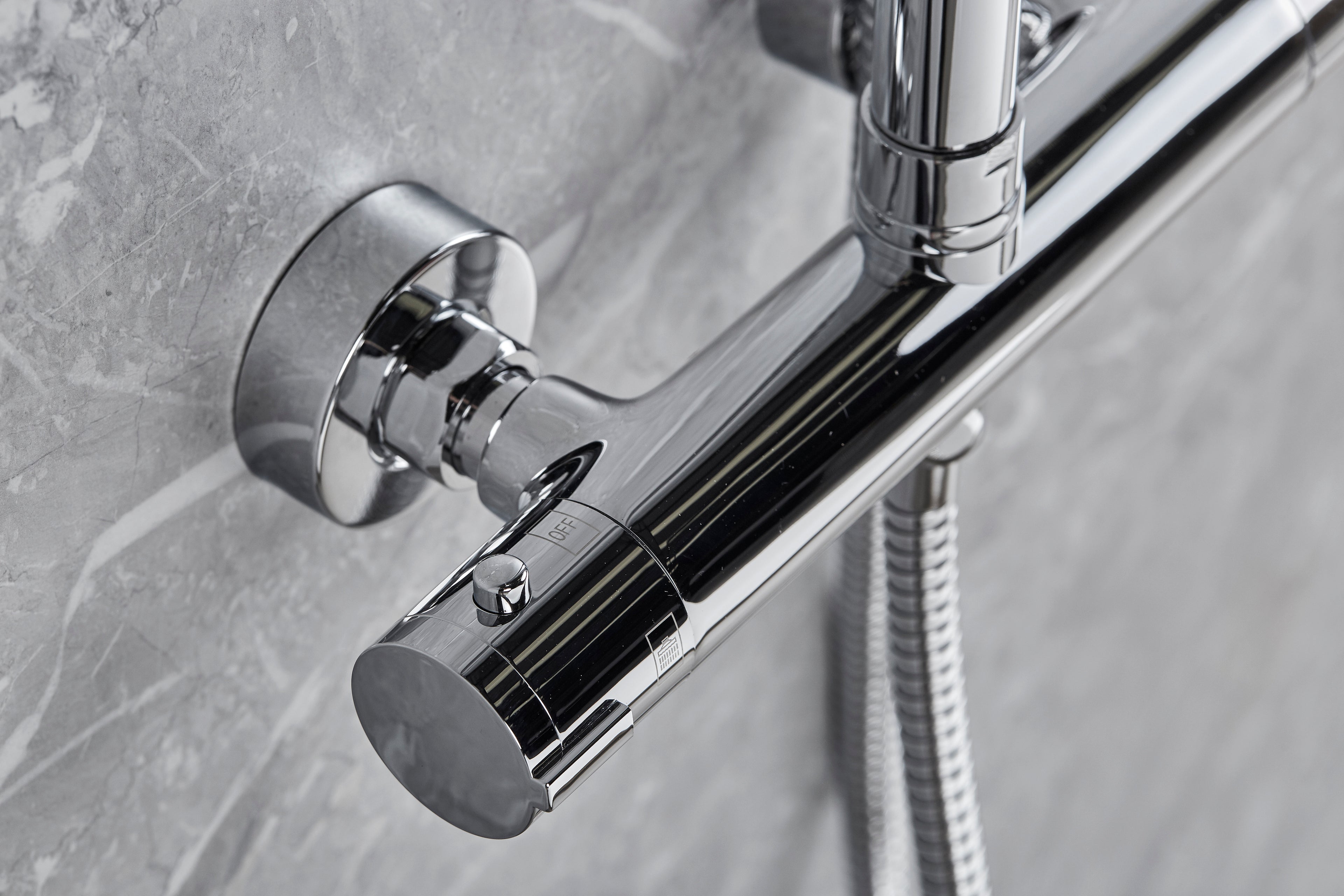 Round Shower Valve and full kit - Vernet WRAS approved Valve - Chrome