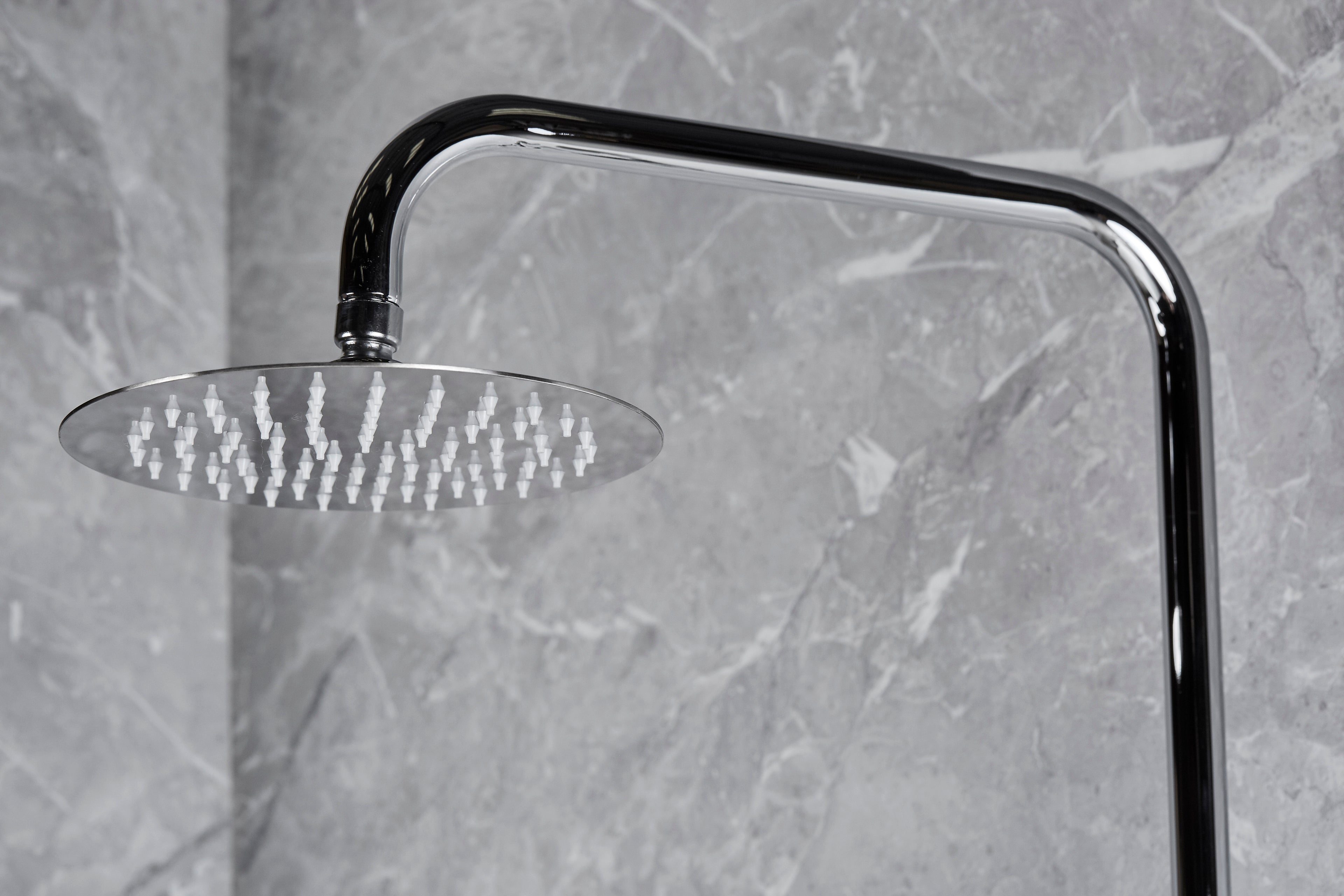 Round Shower Valve and full kit - Vernet WRAS approved Valve - Chrome