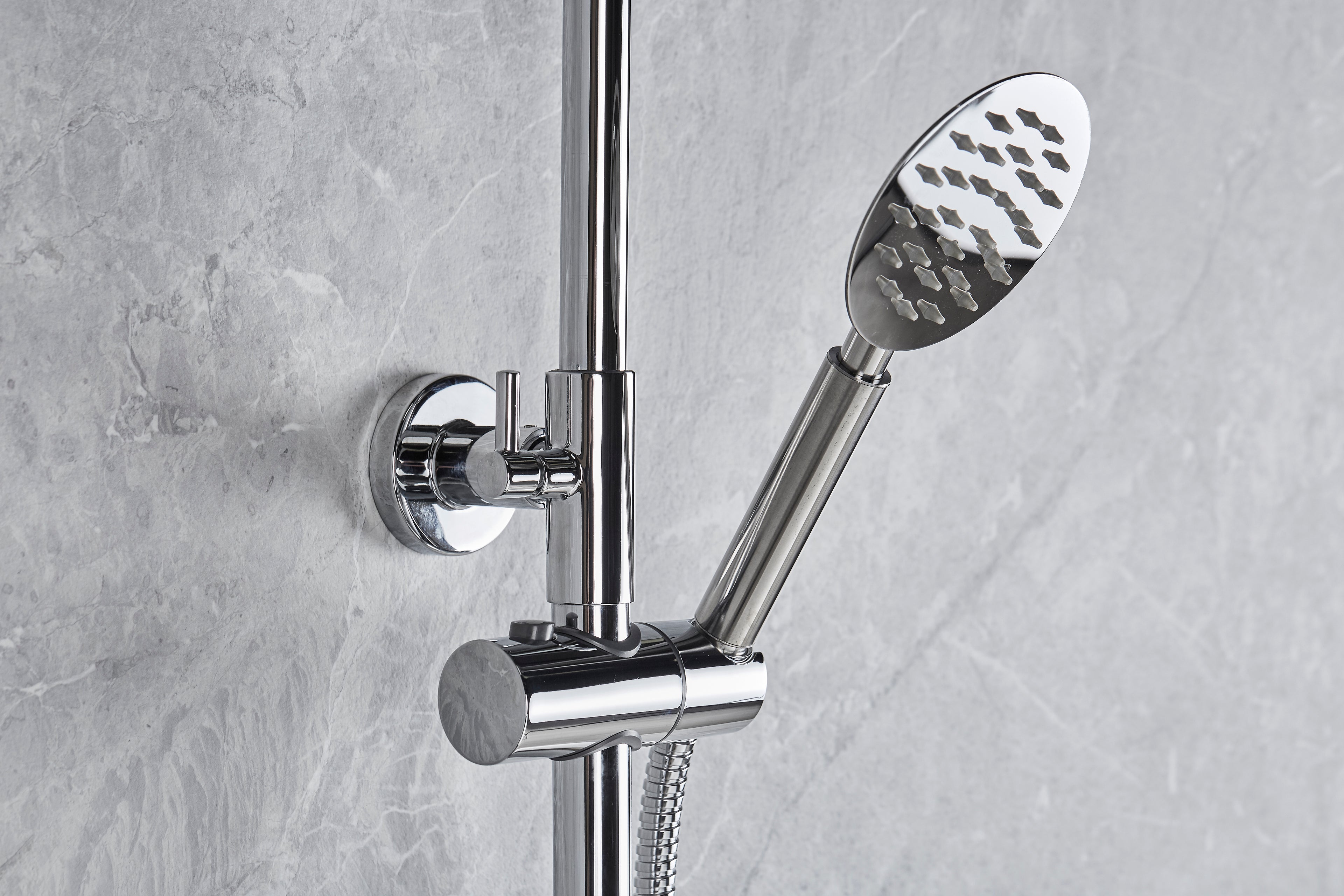 Round Shower Valve and full kit - Vernet WRAS approved Valve - Chrome