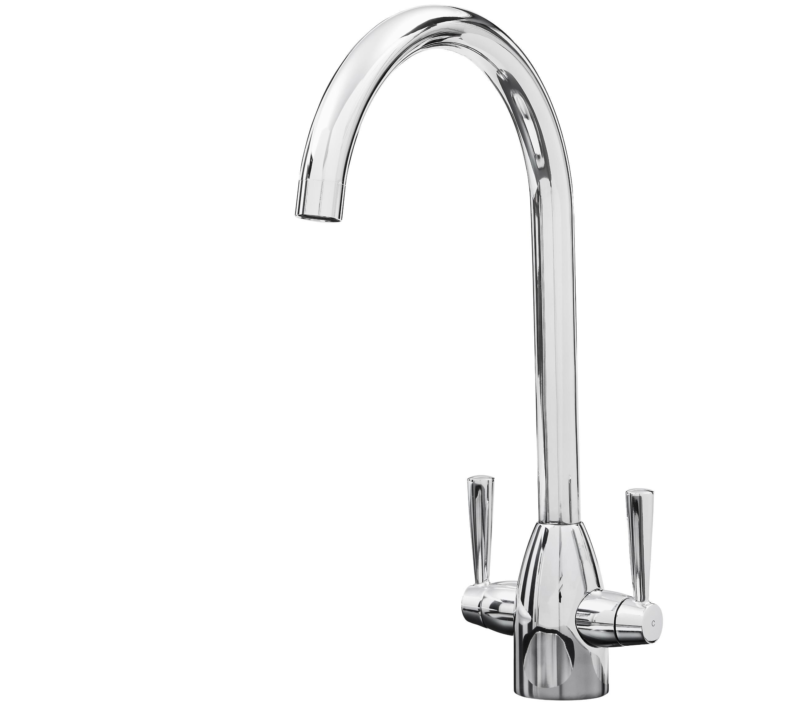Richmond Twin Lever Mono Bloc Tap - Chrome