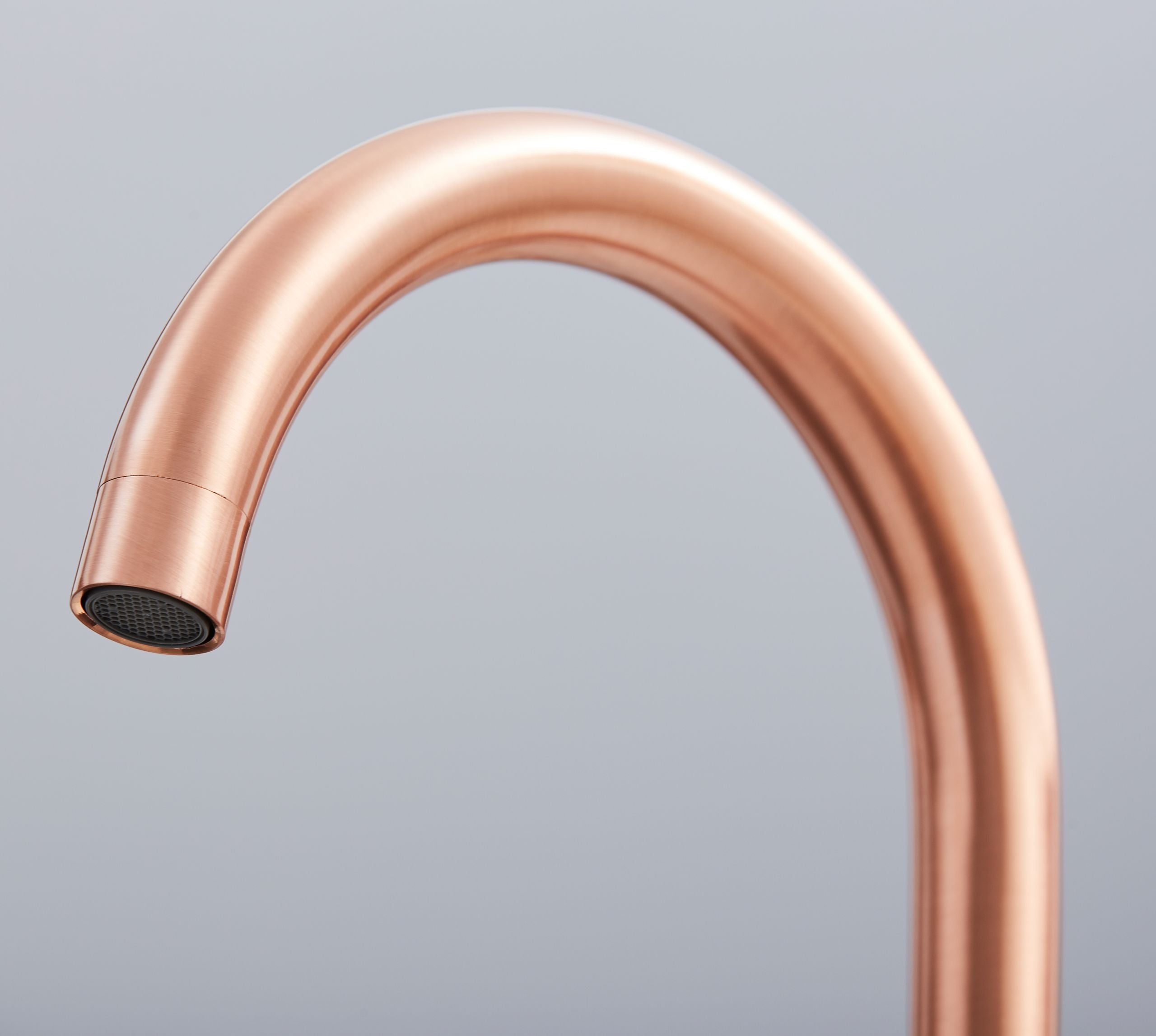 Shannon Twin Lever Swan Neck Mono Bloc Tap - Copper