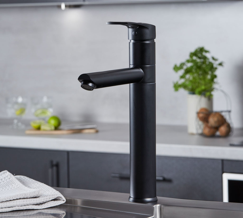 Aysgarth - Mono Bloc Single Tpo Lever , Round Body Tap - Matt Black