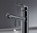 Aysgarth Mono Bloc Single Top Lever, Round Body Tap - Chrome