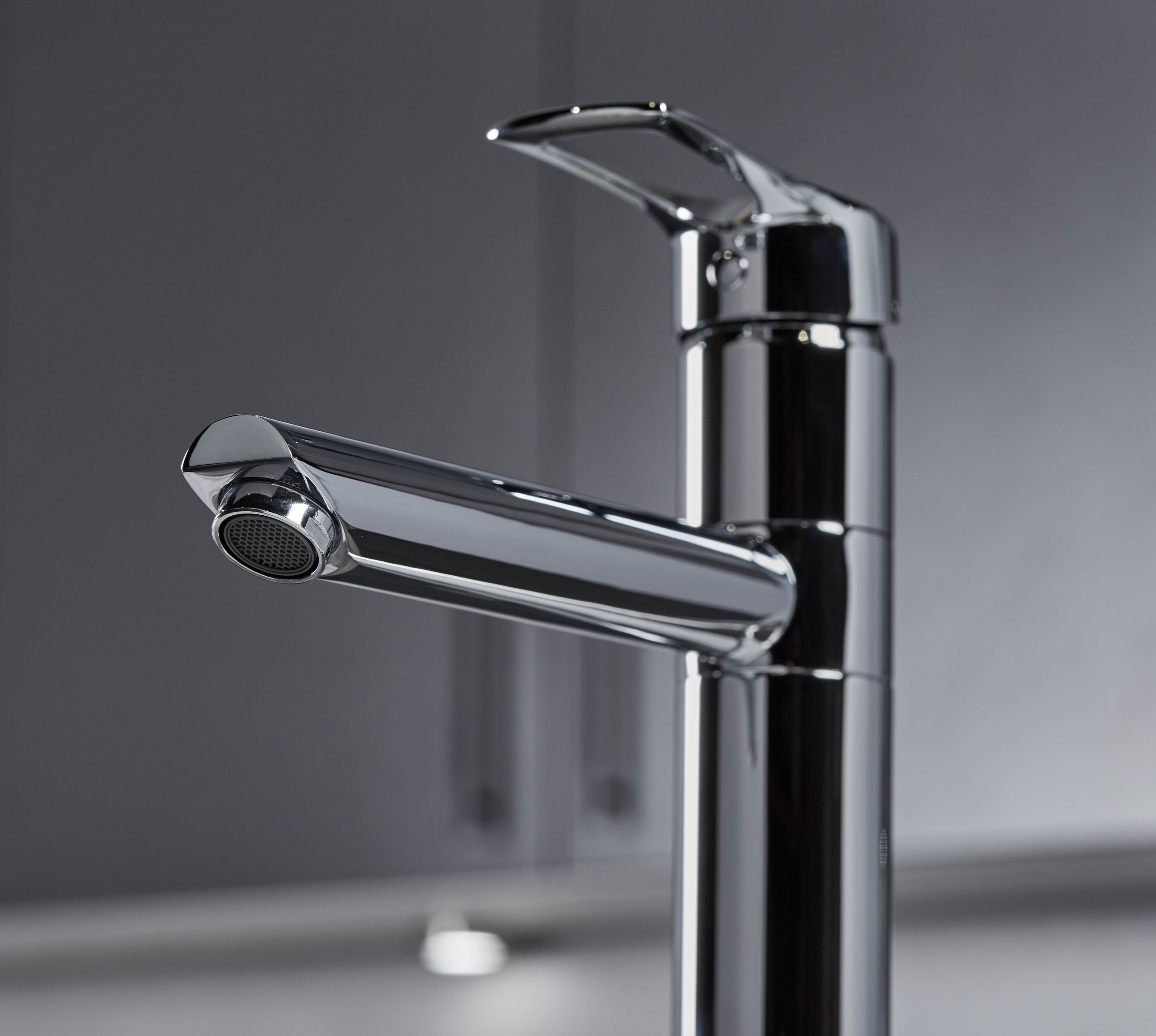 Aysgarth Mono Bloc Single Top Lever, Round Body Tap - Chrome