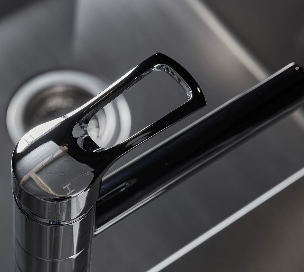 Aysgarth Mono Bloc Single Top Lever, Round Body Tap - Chrome