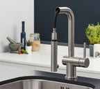 Ingleton L Shaped Single Lever Handle Pull Out - Brushed Nickel