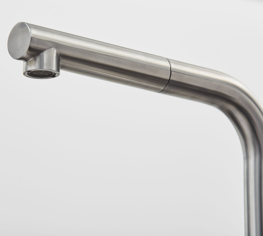 Ingleton L Shaped Single Lever Handle Pull Out - Brushed Nickel