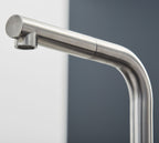 Ingleton L Shaped Single Lever Handle Pull Out - Brushed Nickel