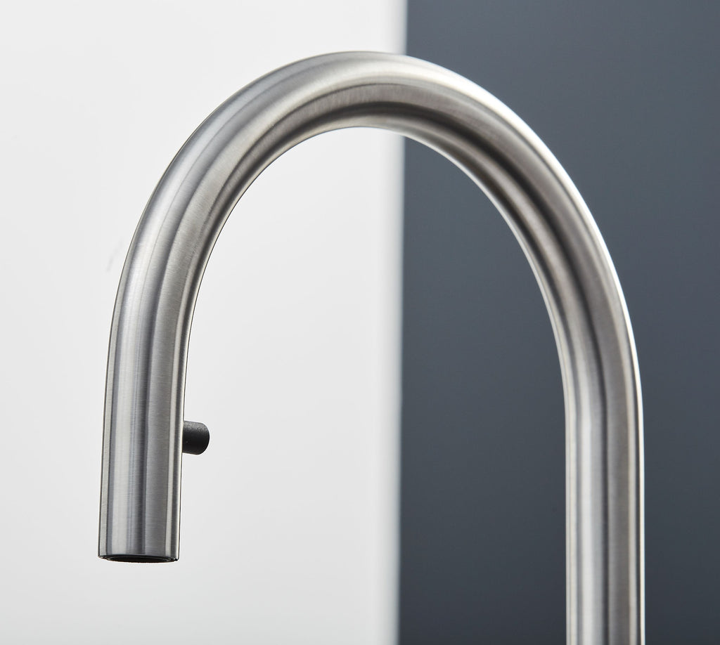 Rievaulx Pull Out Tap - Brushed Nickel