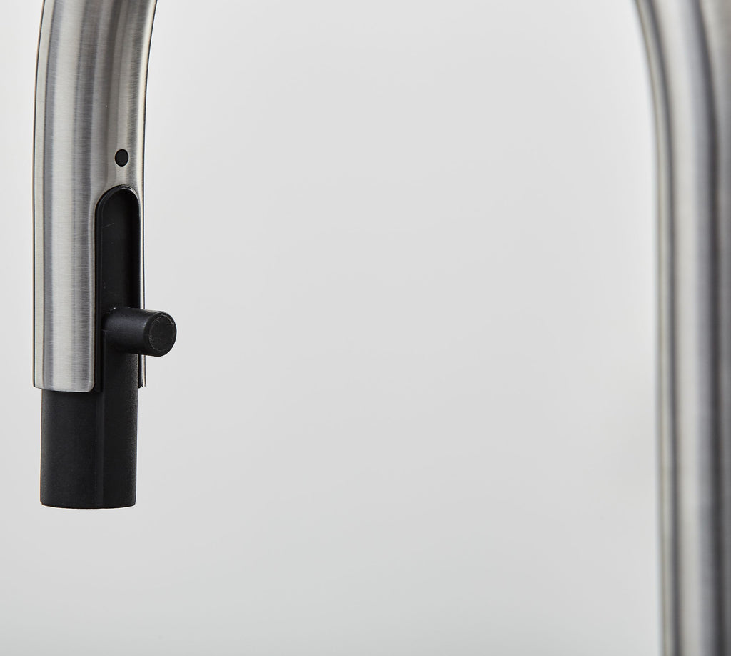 Rievaulx Pull Out Tap - Brushed Nickel