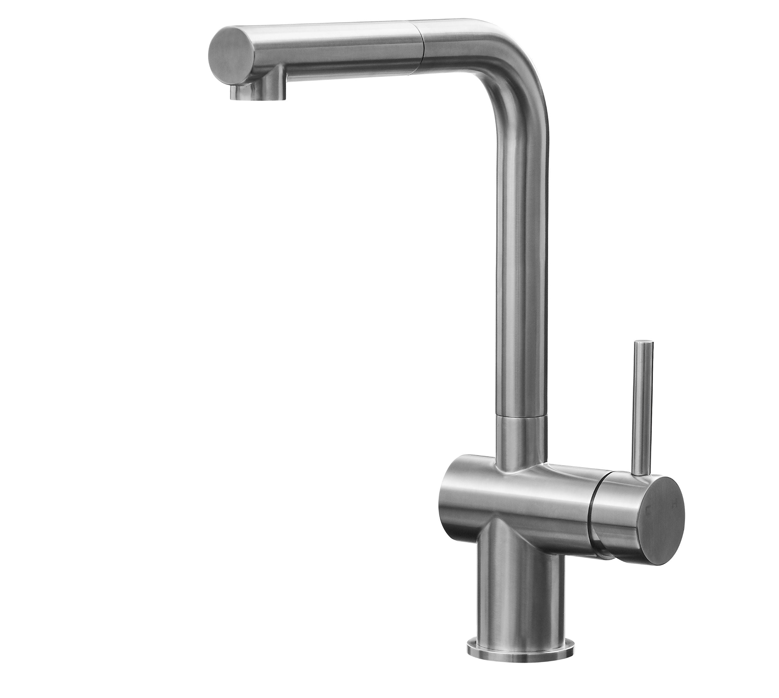 Ingleton L Shaped Single Lever Handle Pull Out - Brushed Nickel